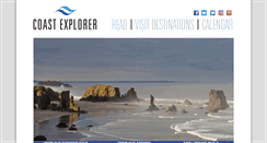 Desktop Screenshot of coastexplorermagazine.com